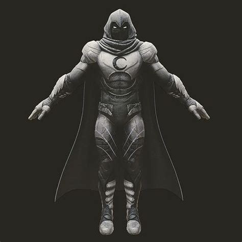 Moon Knight 3d Model 3d Model 3d Model Rigged Cgtrader