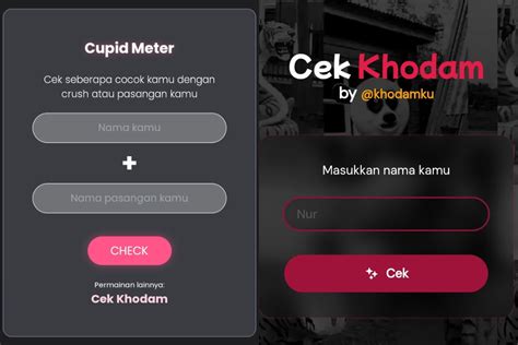 Kumpulan Link Cek Khodam Online Yang Gratis Cara Mainnya