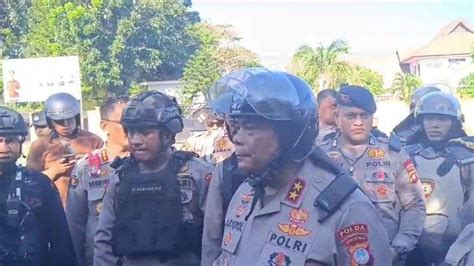 Polisi Amankan Puluhan Warga Yang Diduga Provokator Usai Ricuh Di