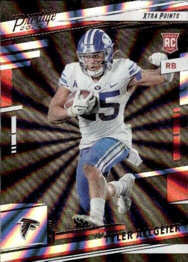 Panini Prestige Rookies Xtra Points Sunburst Tyler Allgeier