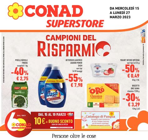 Volantino Conad Superstore Fine Mese Dal Al