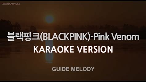 짱가라오케 노래방 블랙핑크 BLACKPINK Pink Venom Melody ZZang KARAOKE YouTube