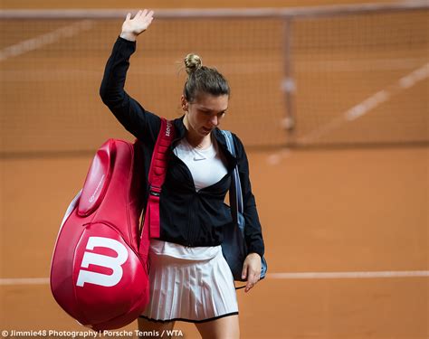 Simona Halep Simona Halep Of Romania Walks Off The Court A Flickr