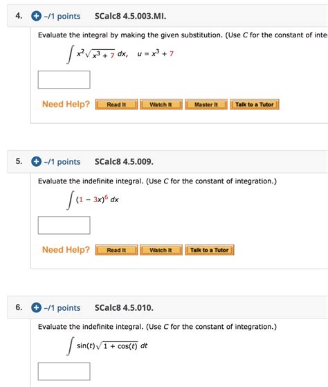 Solved Points Scalc Mi Evaluate The Chegg