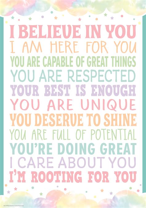 I Believe In You Positive Poster 882319022726