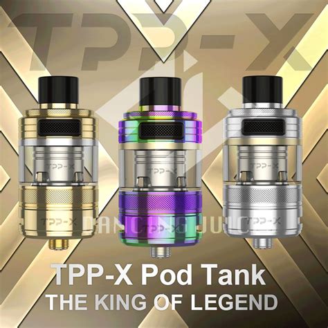 VOOPOO TPP X Pod Tank RTA Đầu Đốt Vape Chính Hãng