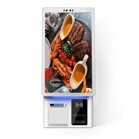 Wall Mounted Kfc Self Service Payment Kiosk Capacitive Touch Point