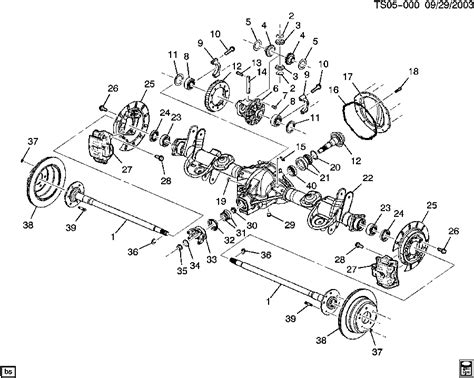 2005 Chevy Trailblazer Front Differential Diagram