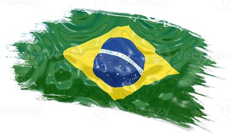 ilustracao  da bandeira  brasil isolada  fundo branco  png