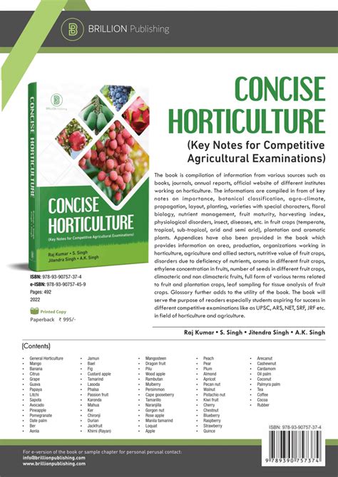 PDF CONCISE HORTICULTURE Key Notes For Competitive Agricultural