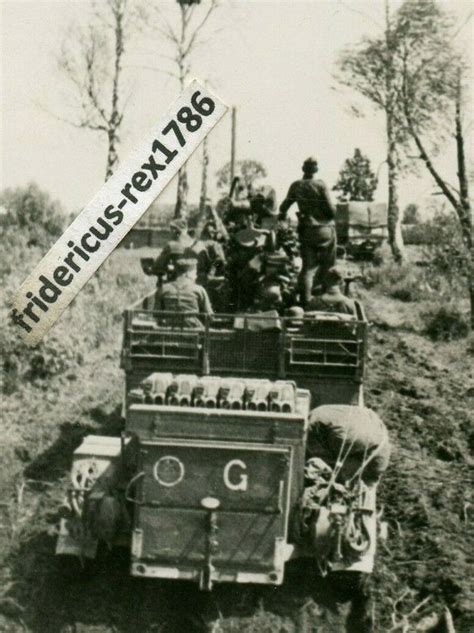 Foto Lw Flak Abt Halbkette Sd Kfz Mit Cm Vierlings Flak An Der