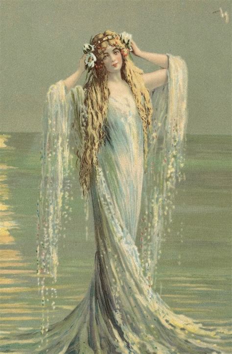 Blonde Mermaid Art