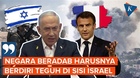 Video Netanyahu Marah Soal Perancis Serukan Embargo Senjata Terhadap