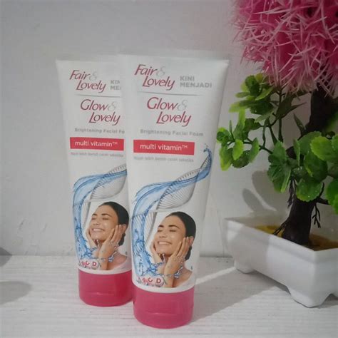 Jual Fair Lovely Glow Lovely Facial Foam 100 Gram Shopee Indonesia