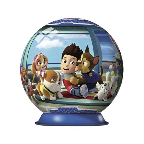 Ravensburger dėlionė 3D Puzzle ball Paw Patrol TOYBOX LT