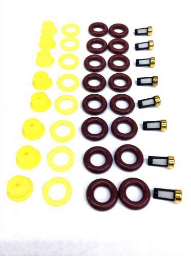 Purchase FUEL INJECTOR REPAIR KIT O RINGS CAPS SPACER FILTERS 87 88