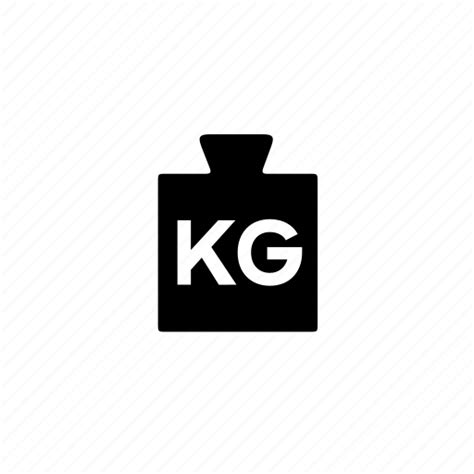 Kilogram Physics Science Weight Icon