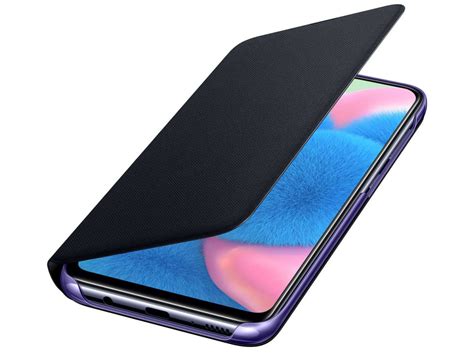 Originele Samsung Galaxy A30s Wallet Cover Hoesje Zwart