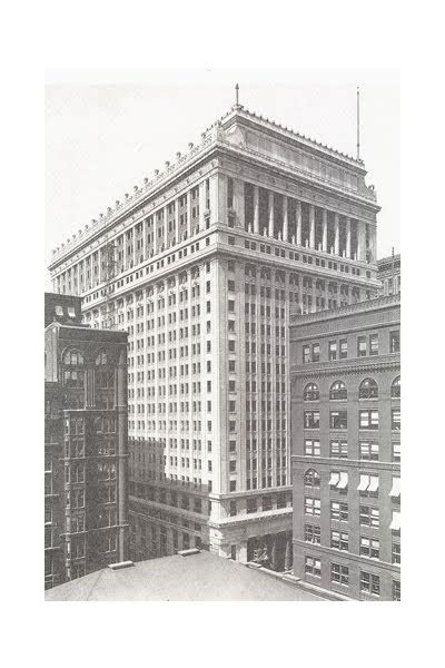 Chicago Architecture In The Loop Daniel Burnham The Continental And