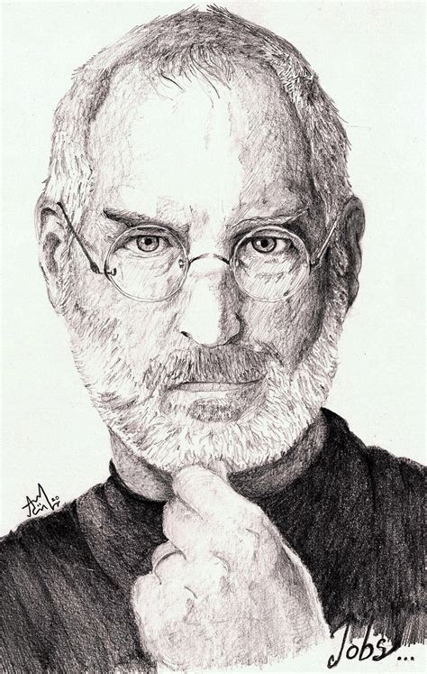 Steve Jobs (Second Portrait) by Iza-nagi on DeviantArt