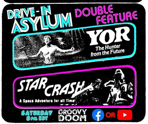 The Drive In Asylum Double Feature Yor Hunter From The Future