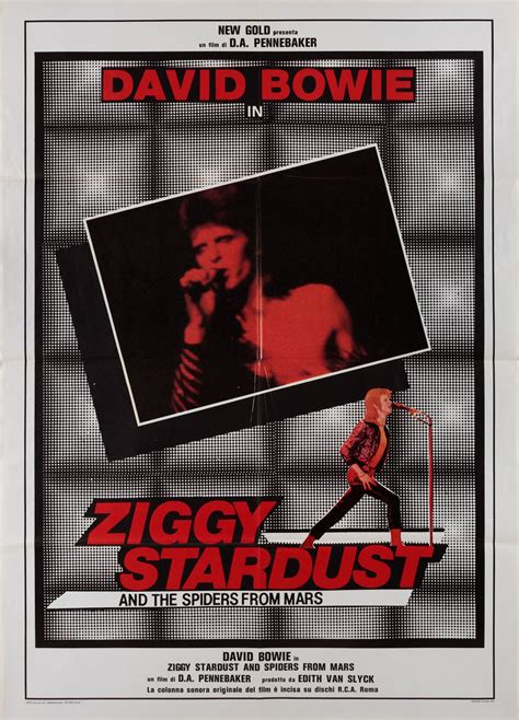 Ziggy Stardust And The Spiders From Mars Original 1984 Italian Due