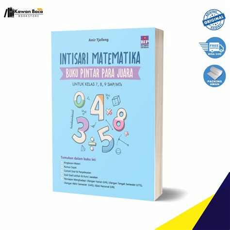 Jual Intisari Matematika Buku Pintar Para Juara Untuk Kelas Smp