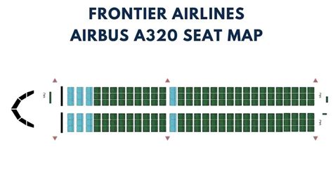 Airbus A320 Seat Map With Airline Configuration