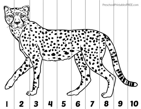 Free Cheetah Printables For Kids Free Preschool Printables