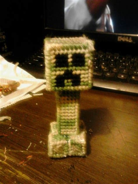 Plastic Canvas Minecraft Creeper No Pattern Plastic Canvas Patterns