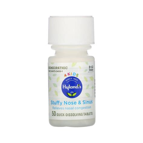 Hylands 4 Kids Stuffy Nose And Sinus Cold And Allergy Medicine For