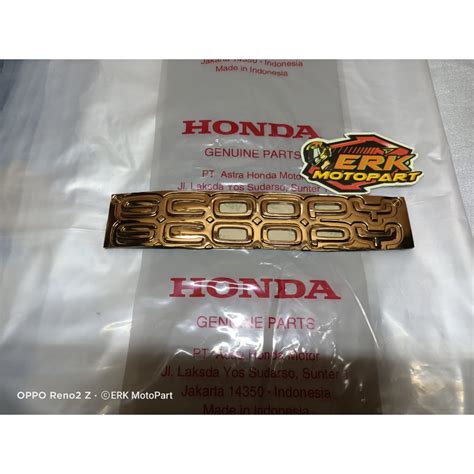 Jual Emblem Logo Timbul Scoopy K F Original Tulisan Logo Honda Scoopy