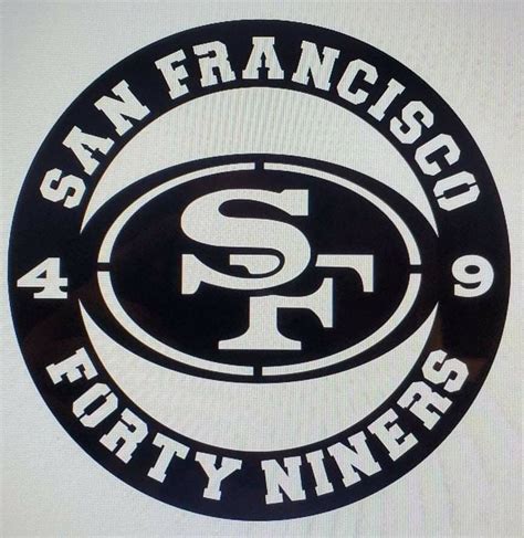 Sf 49ers Metal Art Sign San Francisco Forty Niners Metal Art Sign