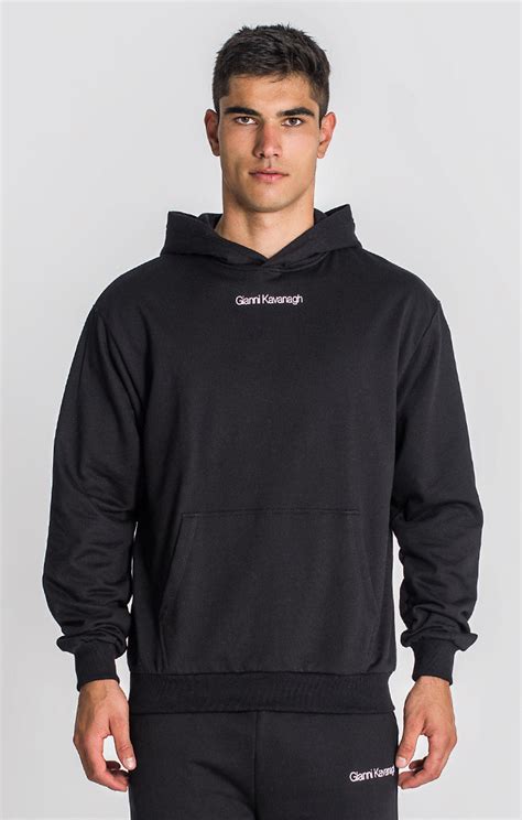 Black Essential Micro Hoodie Hoodies Gianni Kavanagh Gianni Kavanagh