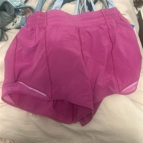 Luluemon Hotty Hot 4 Pink No Staining Depop