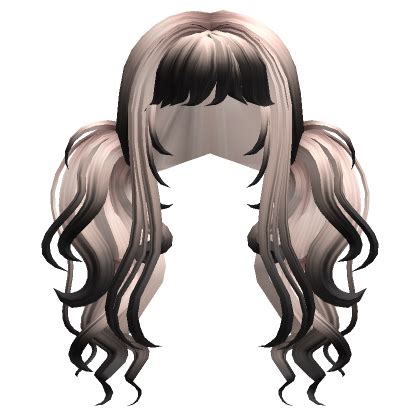 Lush Messy Cute Anime Pigtails Blonde To Black Roblox Item Rolimon S