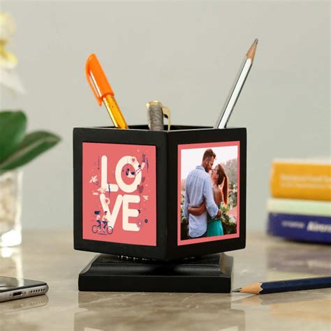 Personalized Rotating Pen Stand Gift Send Home Gifts Online J11111234