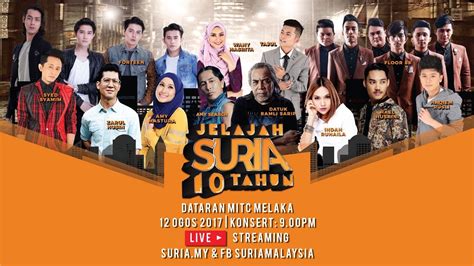 Konsert Jelajah Suria 10 Tahun YouTube