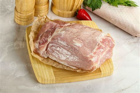 Raw Uncooked Pork Meat Loin Stock Photo At Vecteezy