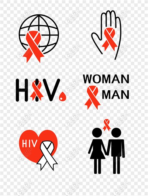 Free Aids Day Logo Hiv Vector Elements Are Commercially Available, Red ...