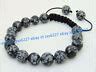 Gemstone Shambhala Bracelet All Mm Natural Snowflake Obsidian Gems