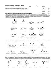 CHEM 222 Final Exam F21 KEY Pdf CHEM 222 Hamann Final Exam Name Last