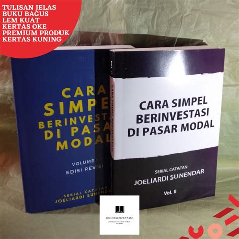 Jual Paket Buku Cara Simpel Berinvestasi Di Pasar Modal Jilid