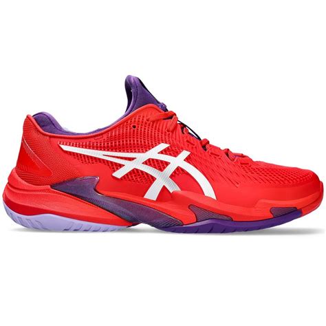 Asics Court Ff 3 Novak Mens Tennis Shoe Classic Redwhite Tennis Shop