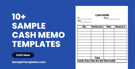 FREE 10+ Sample Cash Memo Templates in MS Word | Google Docs | Pages | PDF