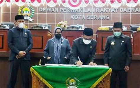 Pemkot Serang Dan DPRD Teken Nota Kesepakatan KUA PPAS Perubahan APBD