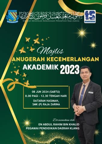 BUKU PROGRAM MAJLIS ANUGERAH KECEMERLANGAN AKADEMIK 2023 Ieda7240