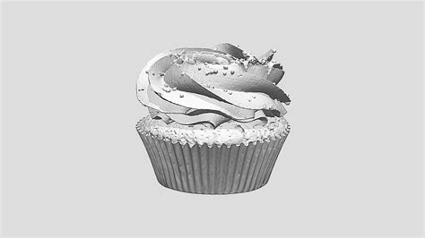 Cupcake Ultra Realistic 3d Print Model Buy Royalty Free 3d Model By