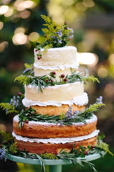 Naked Cake Lo Ltimo En Tartas Nupciales Quiero Una Boda Perfecta