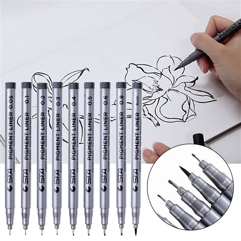 Pens Medium Point Gel Colors Dyvicl Fine Tip Ink Pens For Drawing ...